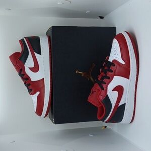 Jordan Kids Sneakers Red Black White